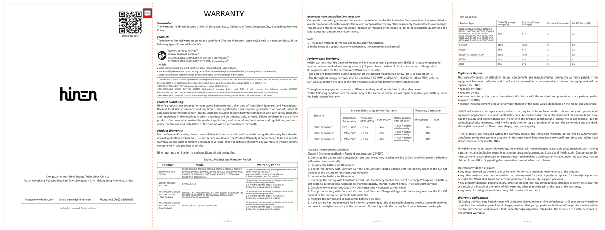 Warranty