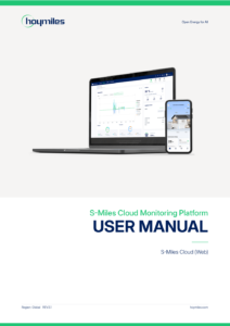 S-Miles Cloud web manual cover for TerraVolt H5 monitoring reference