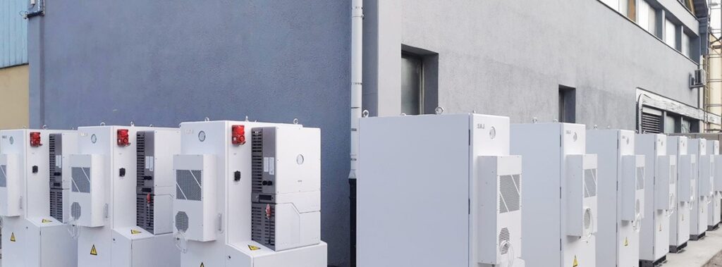 SAJ project photography: 1 MWh AC-coupling ESS, Ljubljana (December 2024).