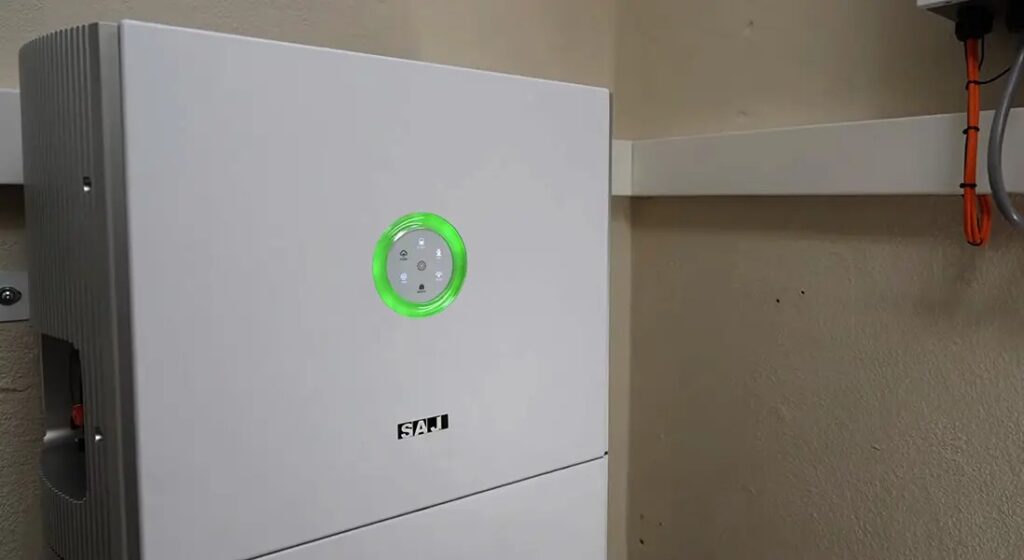 SAJ HS2-8K-T2-X in a real installation context