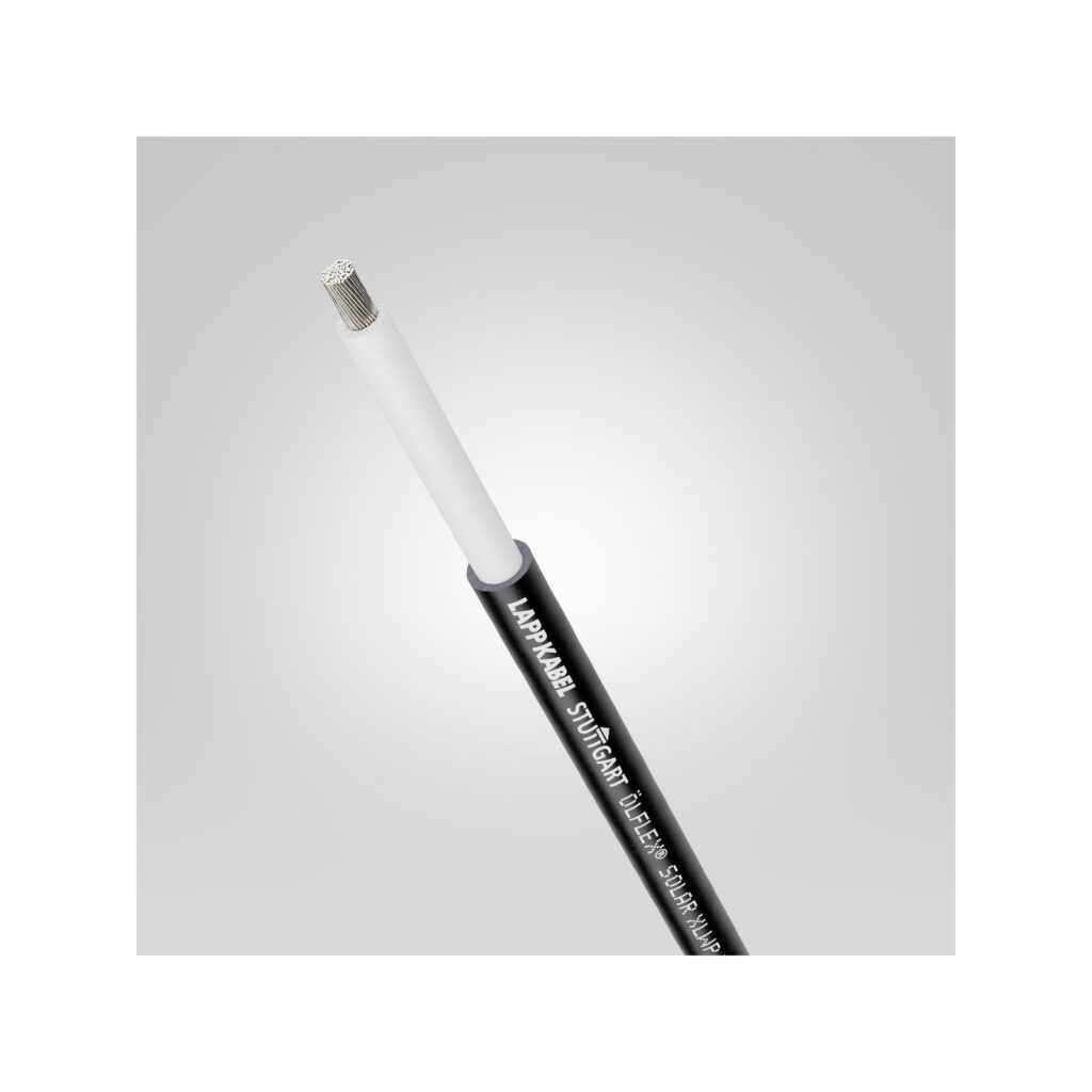 LAPP ÖLFLEX SOLAR XLWP 1x4 mm² WH/BK (100-m-Rolle, Artikel 1023601)